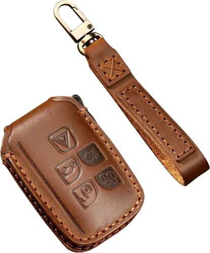 Vista 9 de SANRILY Funda inteligente para llave Land Rover sin llave, funda suave de protección completa, Negro