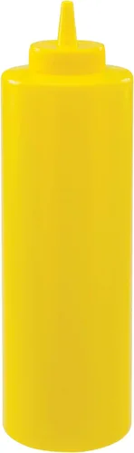 Vista 17 de Winco Juego de botellas exprimibles de 6 piezas, 8 onzas, color rojo, mediano