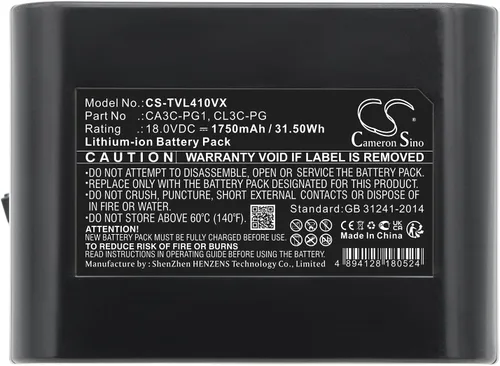 Vista 5 de VI VINTRONS Batería para Midea VH02-VS, CA3C-PG1, CL3C-PG, 41479025, 41479031, CL1-P, CL2-PG, CL3-PG, 41479033