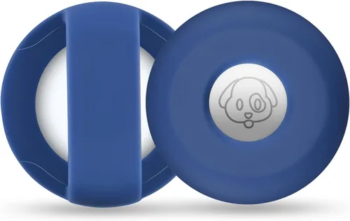 Vista 28 de Cibaabo - Soporte de AirTag para collar de mascota, con funda de silicona, para collar de mascota de 0.8 a 1.2 pulgadas