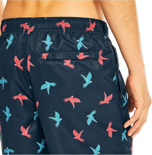 Vista 4 de Nautica Natación de secado rápido estándar de 8 pulgadas con estampado de loros para hombre