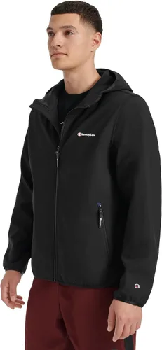 Vista 3 de Champion Chaqueta Ligera Activa de Soft Shell para Hombre con Capucha Negro