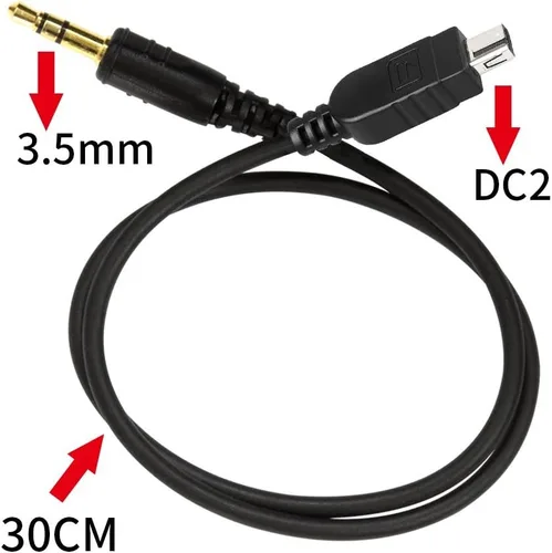 Vista 3 de Pixel Cable de conexión para obturador de cámara de 0.138 in-DC2 compatible con cámaras Nikon Rebel PowerShot Pentax Samsung Sigma compatible