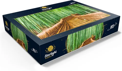Vista 3 de MyPuzzle Kyoto Japan in Bamboo Forest - Rompecabezas prémium de 100 piezas para adultos