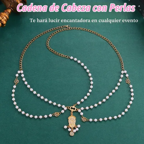 Vista 2 de Diademas Bohémias, Joyas para Mujeres y Niñas de Aukmla