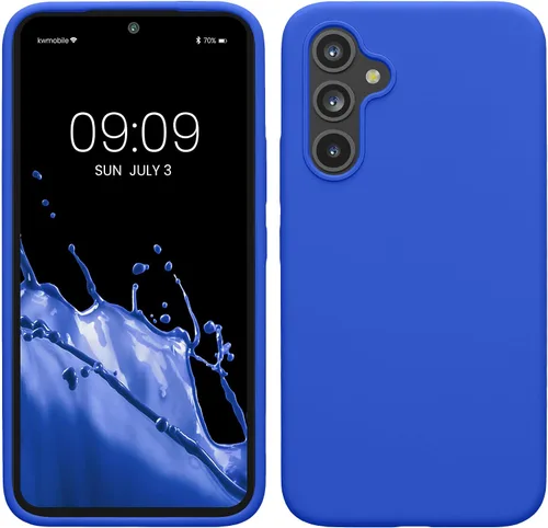 Vista 16 de kwmobile Funda Compatible con Samsung Galaxy A14 5G - Funda de teléfono de TPU y silicona con acabado suave - Verde Lima