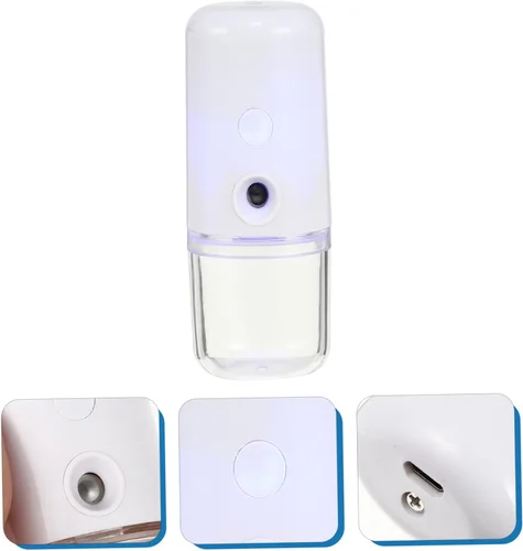 Vista 8 de 1 unidad USB recargable nanómetro humidificador facial portátil de mano pulverizador dispositivo de humedad para mujeres y niñas para viajes