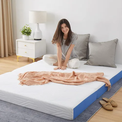 Vista 7 de Jamdok Cubrecolchón triple Queen de 6 pulgadas, espuma viscoelástica de gel