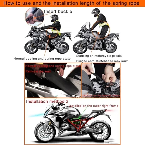 Vista 7 de Chaleco inflable reflectante con bolsa de aire para motocicleta, con diseño de malla 3D (negro, pequeño)