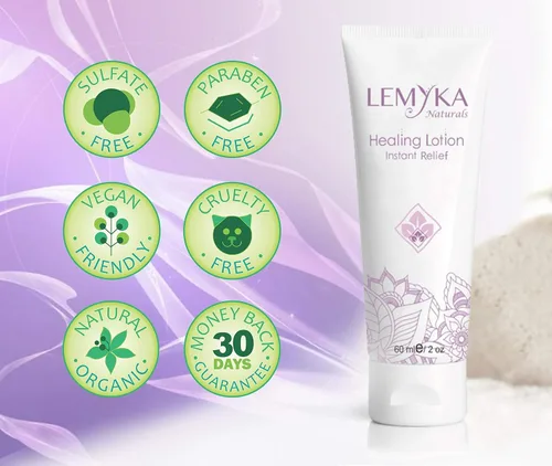 Vista 3 de Crema de rosácea: loción de erupción facial para aliviar el enrojecimiento facial para eccema, psoriasis, urticaria y piel seca, curación natural