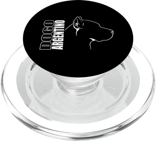 Vista 7 de Funny proud Dogo Argentino profile dog mom dog PopSockets Standard PopGrip