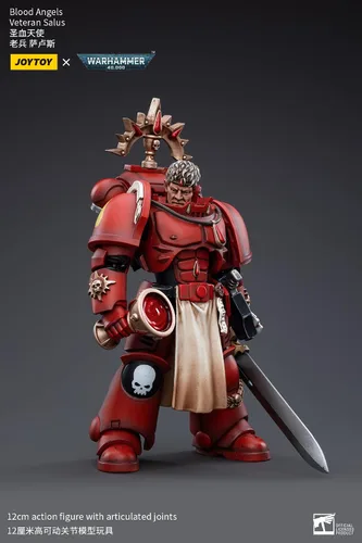 Vista 3 de JOYTOY 1/18 Warhammer 40,000 Ángeles de Sangre Salus Veterano
