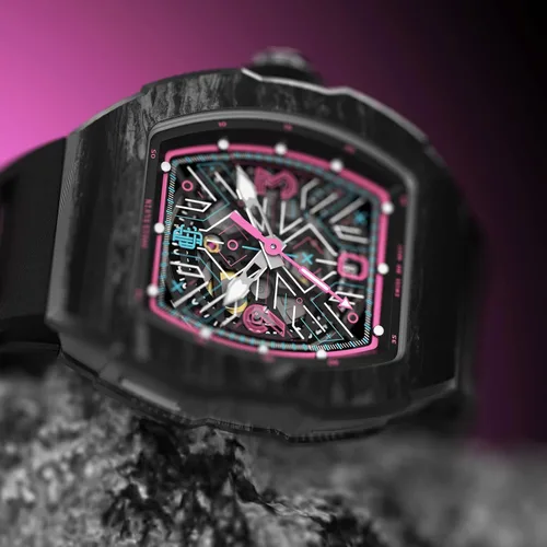 Vista 7 de DAVIS ELVIN - Reloj automático para hombre, reloj de pulsera de barril de vino con movimiento de reloj suizo impermeable, relojes mecánicos que