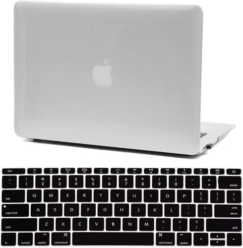 Vista 8 de Funda para laptop compatible con MacBook Air de 13 pulgadas, modelo de lanzamiento 2010-2017 A1466 A1369, diseño de puntos redondos elevados, funda
