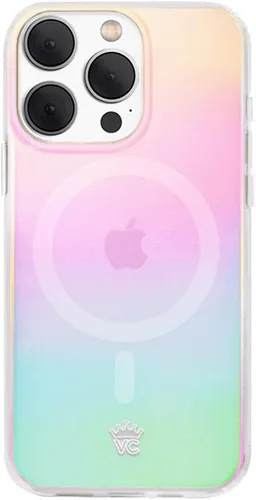 Vista 56 de VELVET CAVIAR Funda compatible con MagSafe para iPhone 15, probada en caídas de 10 pies, estampado de leopardo y amatista morada
