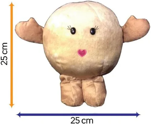 Vista 3 de Celestial Buddies Venus Buddy Peluche de peluche suave de 10 pulgadas, características bordadas, etiqueta de datos divertidos de planetas