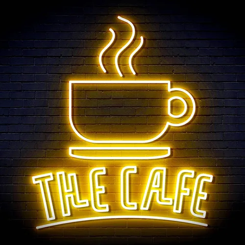 Vista 13 de ADVPRO Coffee – The Cafe Extra-Large Ultra-Bright LED Neon Sign - Blue & Red - st16s54-fn-j0026-br