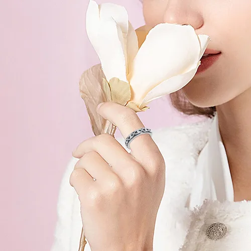 Vista 32 de YAFEINI Anillo giratorio de plata de ley para mujer, nudo celta, girasol, margarita, corazón, árbol de la vida, joyería de regalo para mujeres