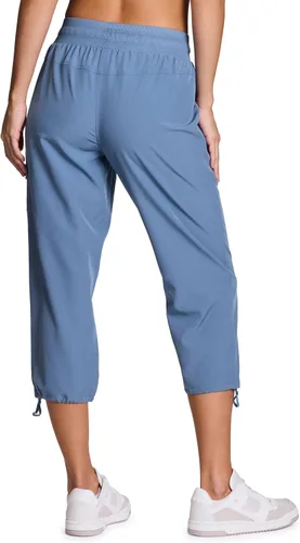 Vista 38 de RBX - Pantalón capri deportivo con cordón,ligero, con bolsillos y estilo cargo, para mujer