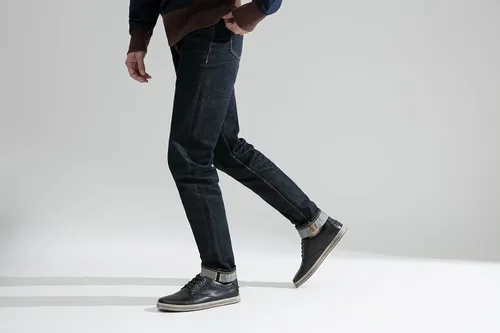 Vista 9 de Jousen Zapatos deportivos de moda para hombre, zapatos casuales retro de cuero para hombre, vestido transpirable