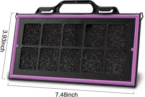 Vista 5 de Filtro HEPA de repuesto y filtro reutilizable apto para filtros extractores de polvo, filtro de vacío, compatible con JIENUO JN501, paquete de 2