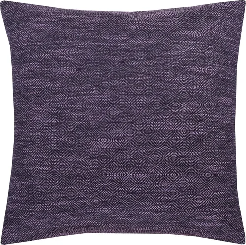 Vista 7 de Violet Linen Patrón de tejido de diamante de felpilla, tela de poliéster de lino sintético, impermeable