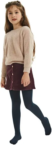 Vista 6 de MANZI Mallas forradas de forro polar para niñas de 2 a 10 años, ultra suaves, 2 pares de 400 denier