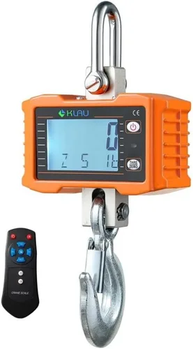 Vista 6 de Klau, balanza digital industrial 1000 k, resistente, balanza para colgar, anaranjado (S-orange) S Herramienta de medición inteligente