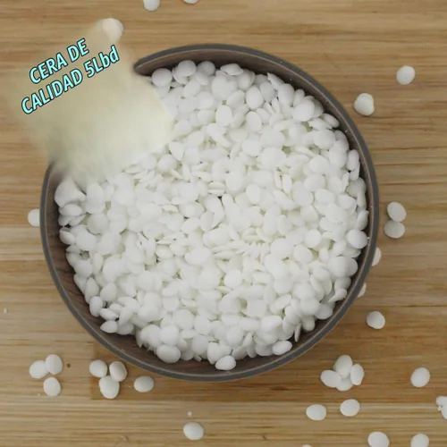 Vista 2 de Perlas de cera de coco y soja para hacer velas 5 libras de pastillas de cera de coco y soja para la fabricación de velas Mezcla suave