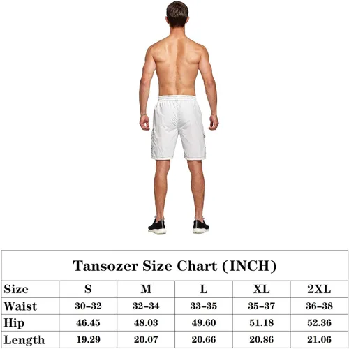 Vista 4 de Tansozer Traje de baño para hombre de secado rápido