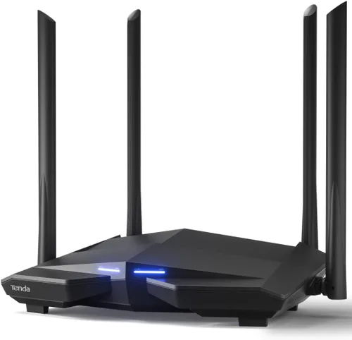 Vista 9 de Tenda N300 Router WIFI inalámbrico con antena de alta potencia 5dBi (F3), Negro