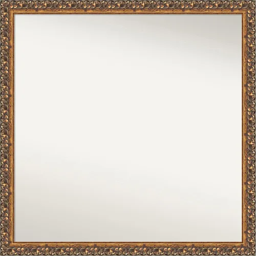 Vista 106 de Amanti Art Espejo de baño de bronce para sobre fregadero, 29 x 19 pulgadas, espejo rectangular de bronce antiguo, marco de madera tradicional