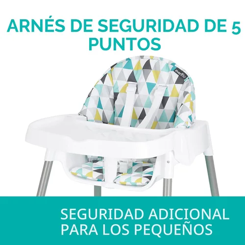Vista 7 de Evenflo 4-in-1 Eat & Grow Silla alta convertible, Poliéster