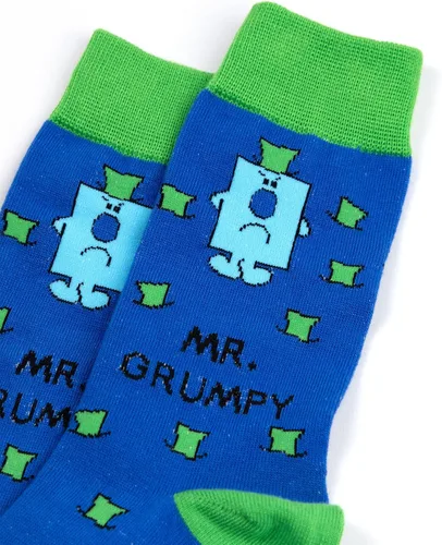 Vista 7 de Mr. Men Mr Grumpy Mug And Socks - Taza de café de cerámica de 11 oz