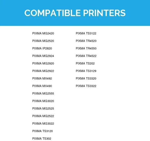 Vista 9 de LD©, cartuchos de tinta remanufacturados, Canon PG245XL/CL246XL HY: negro 8278B001AA y color 8280B001AA, Negro alto rendimiento