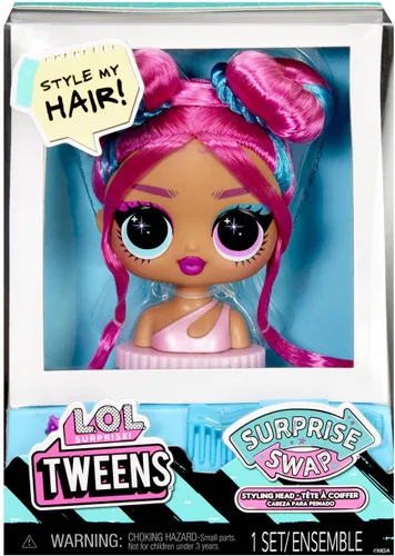 Vista 7 de L.O.L. Surprise! Tweens Surprise Swap - Cabezales de peinado que incluyen fabulosos accesorios para el cabello y un hermoso cabello, gran regalo