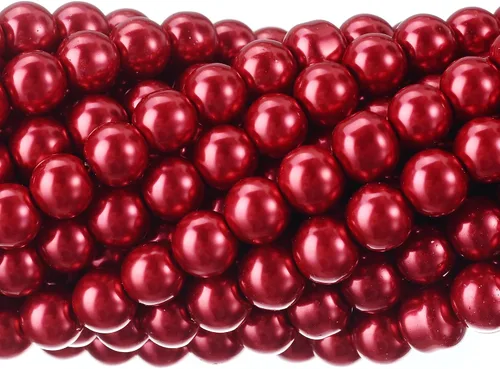 Vista 24 de RUBYCA 200 piezas de cuentas redondas de cristal checo satinado brillante pequeñas para hacer joyería 10mm Amatista Púrpura