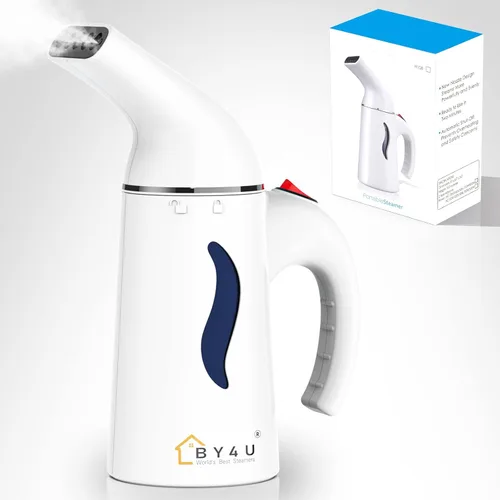Vista 7 de Vaporizador de tamaño de viaje para ropa, vaporizador de ropa de mano para sombrero, 1 libra ligeramente, calentamiento rápido de 40 segundos, cable