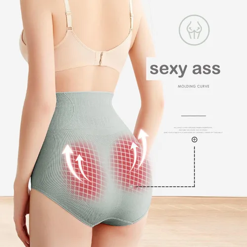 Vista 2 de Irasas Fatlos - Ropa interior de grafeno para mujer con control de abdomen de cintura alta