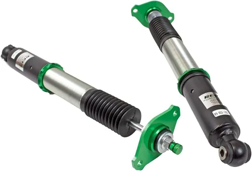 Vista 5 de Rev9 R9-HS2-142_2 Hyper-Street II Kit de bajada de suspensión de coilover, amortiguador mono-tubo con ajuste de rebote de 32 clics, longitud