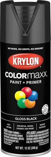 Vista 83 de Krylon K05554007 COLORmaxx Pintura en aerosol y base para uso en interiores y exteriores, color almendra satinada, 12 onzas (paquete de 1)