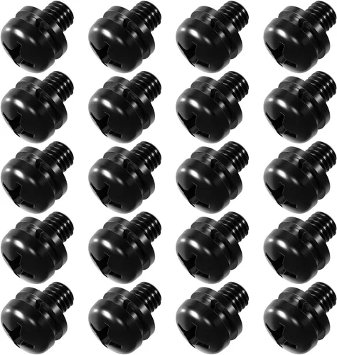 Vista 10 de WALI M6 x 1.181 in VESA Kit de tornillos para montaje de TV, 4