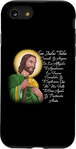 Vista 17 de Funda para iPhone 15 San Judas Tadeo Consuelo Y Amparo de Los Afligidos
