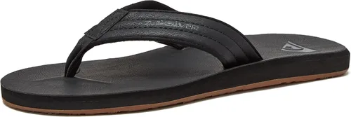 Vista 14 de Quiksilver Sandalia de tres puntos Carver Nubuck para hombre negro gris negro