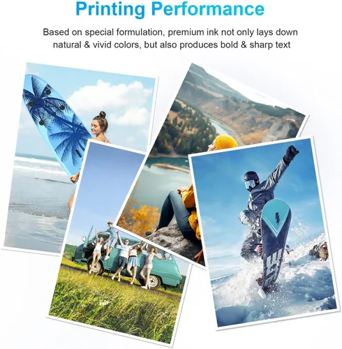 Vista 7 de Cartuchos de tinta remanufacturados de repuesto para impresora HP 63 XL HP 63 tinta HP63 63XL cartuchos de tinta color negro paquete combinado