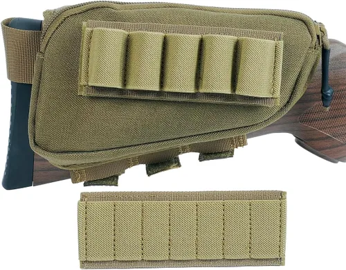 Vista 8 de Soporte para mejillas Buttstock diseñado para escopeta y carcasa de rifle Negro