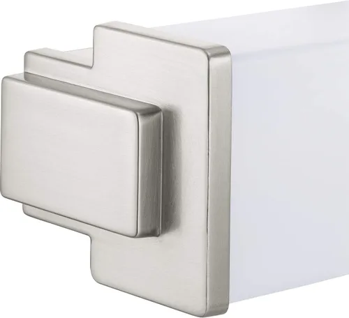 Vista 10 de Progress Lighting Phase 2.2 LED Collection - Lámpara de tocador de baño moderna con pantalla blanca de 36 pulgadas, níquel cepillado, 4.75 x 36.00 x