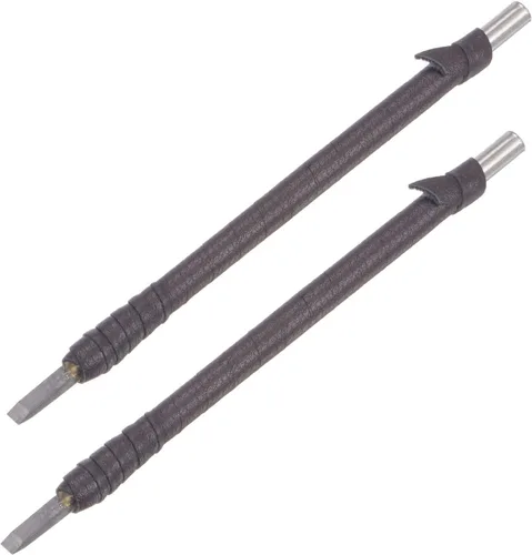 Vista 8 de uxcell Cuchillo para tallar cinceles de madera, carburo de tungsteno de 0.197 in, punta plana, herramienta de mano para carpintería, Graver de 5.906