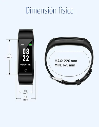Vista 8 de GRV - Reloj de seguimiento de acondicionamiento físico sin Bluetooth, sin aplicación, sin teléfono requerido; impermeable, reloj con podómetro