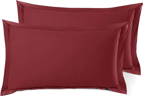 Vista 99 de Nestl Juego de 2 fundas tipo sham de almohada suaves - Fundas de almohada de microfibra de doble cepillado - Fundas de almohada de cama premium